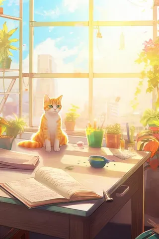 清新房屋休息简约背景