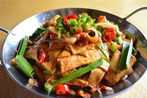 干锅千叶豆腐美食图片 干锅千叶豆腐美食图片