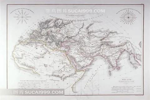 古老的大陆地图