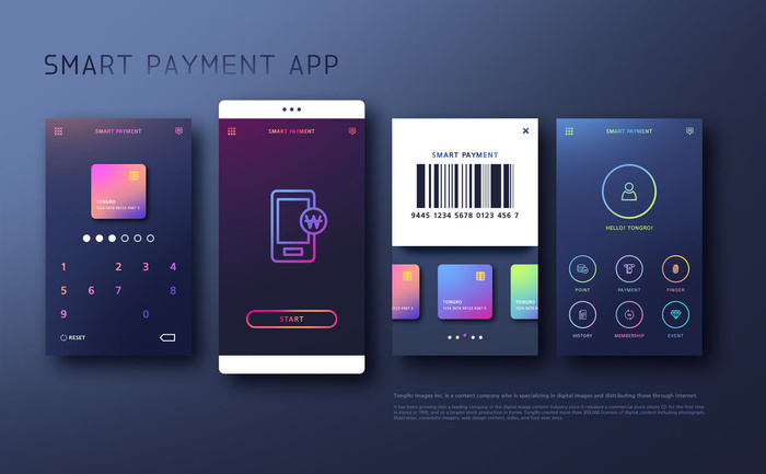 UI多页面包装展示手机APP交互界面样机长图概念PSD设计模板