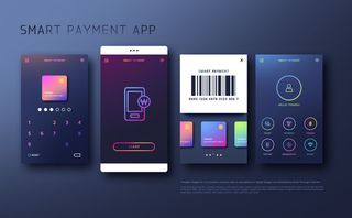 UI多页面包装展示手机APP交互界面样机长图概念PSD设计模板