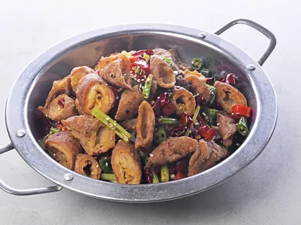 干锅肥肠肚 干锅肥肠肚