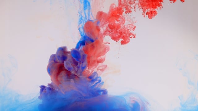 墨水, 画, 抽烟, 水, 水下, 泡沫, 背景, 特写