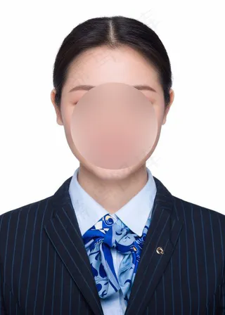西装模板  女生西装 寸照模板 西装 证件照 西服 免抠