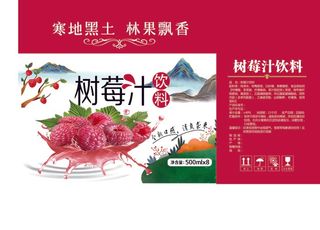 树莓汁 覆盆子  树莓  金山  灰山  手绘果树  水果