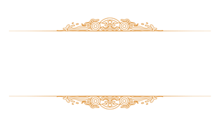 创意金色中国风花纹边框