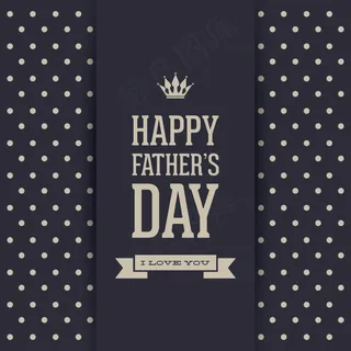 父亲节英文艺术字 