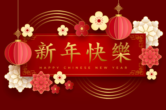 2022新年派对矢量海报