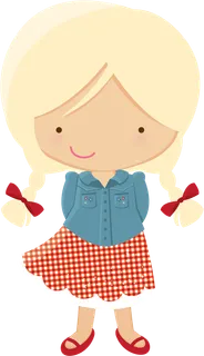 小女孩卡通可爱素材