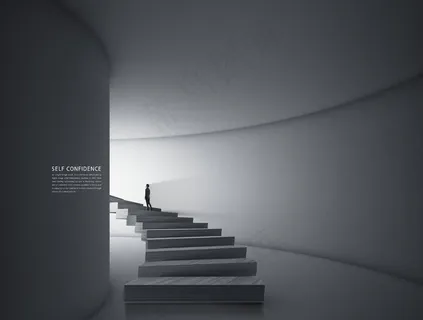 高端商业地产画册海报概念抽象场景设计模板