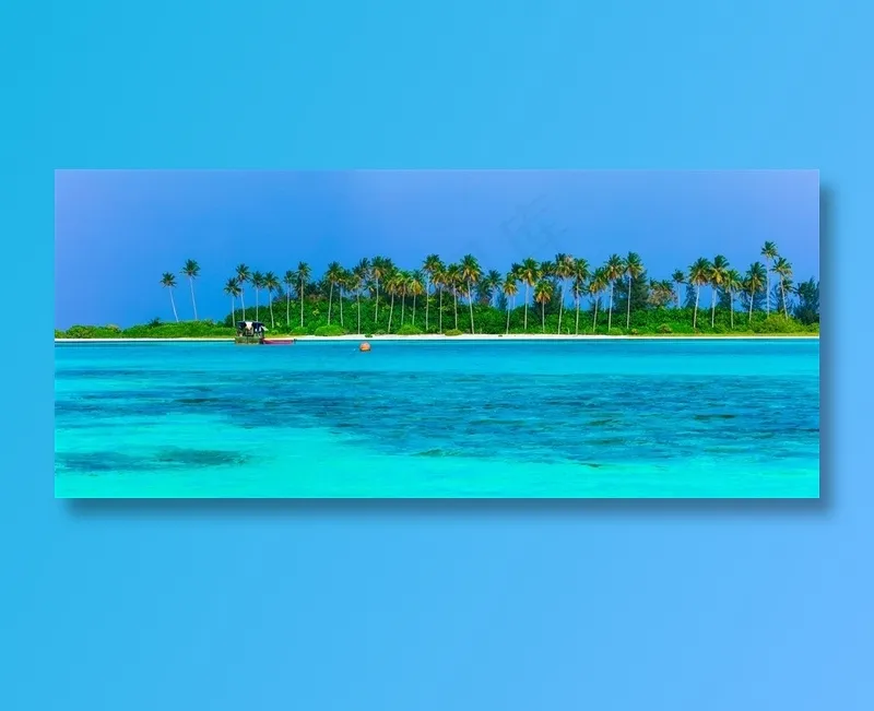 唯美的夏季海边度假景色大图