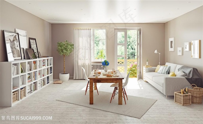 简洁客厅装修高清图片