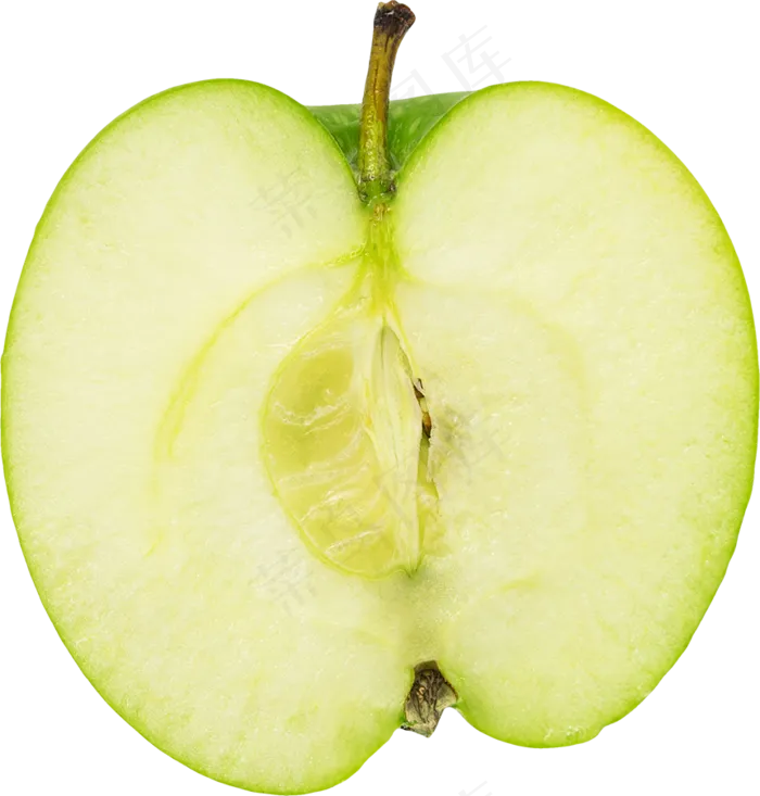 12_Green Apple Half
