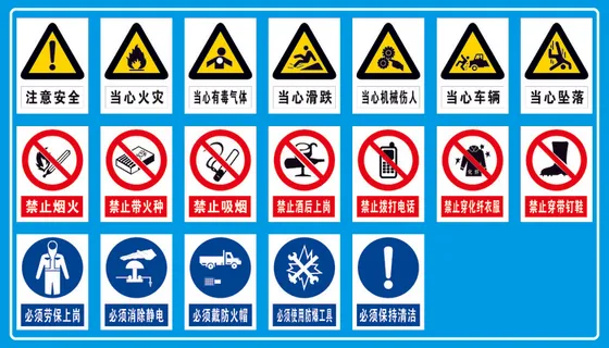 工地安全警示牌