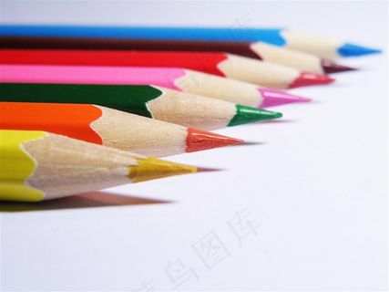 彩色铅笔及唯美铅笔构图高清图片