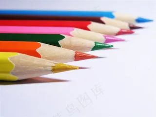 彩色铅笔及唯美铅笔构图高清图片