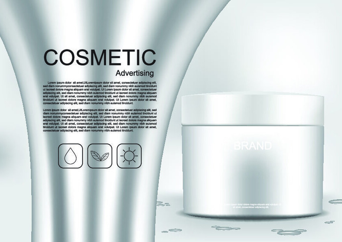 设计化妆品样品素材