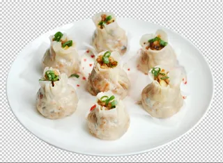 糯米烧麦免扣素材