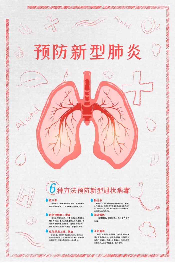 武汉防疫海报之二六psd模版下载