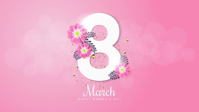 三八妇女节女神节贺卡素材