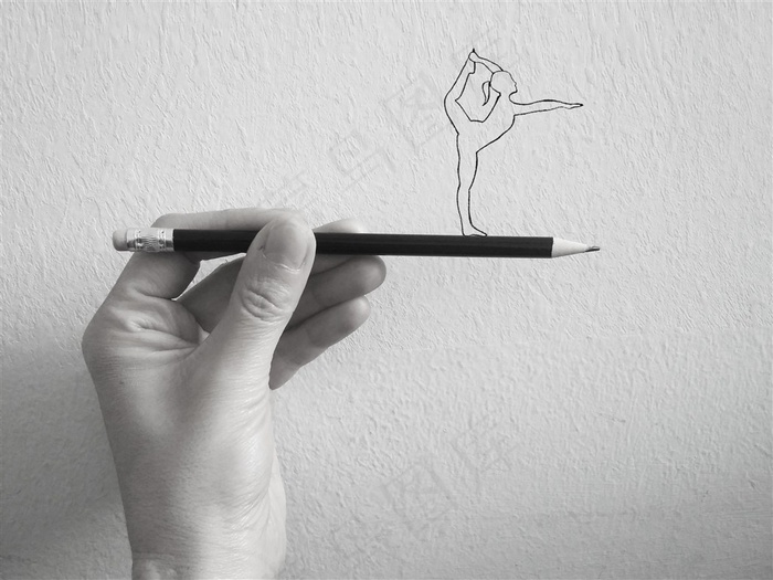 创意铅笔画图片