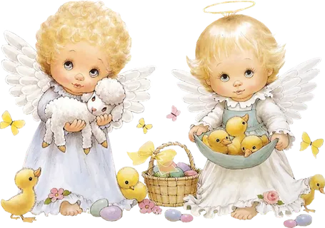 两个天使卡通