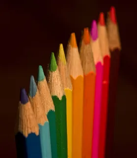 彩色铅笔及唯美铅笔构图高清图片 彩色铅笔及唯美铅笔构图高清图片