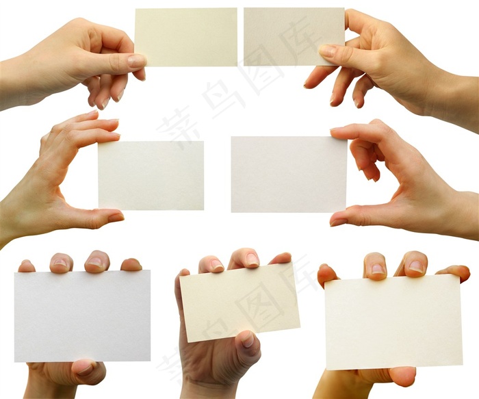 7种手持空白相片高清图片