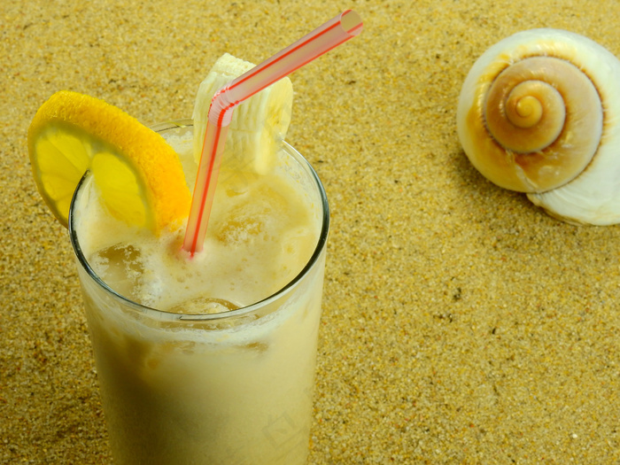 清凉夏日夏季饮品摄影图片