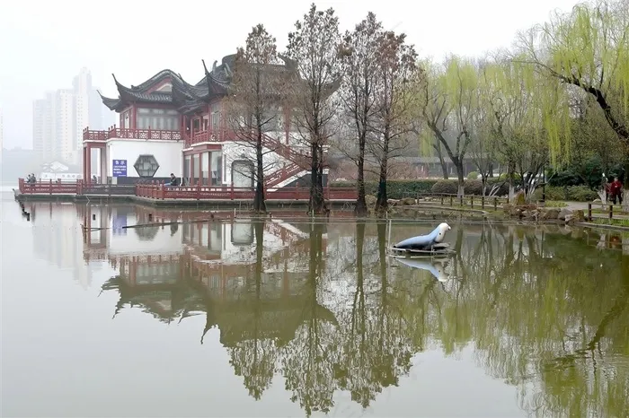 南京莫愁湖风景图片