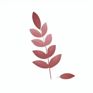 一支草插画手绘png免抠