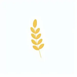 一支草卡通手绘png免抠