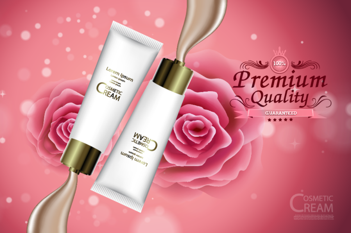 设计广告化妆品素材