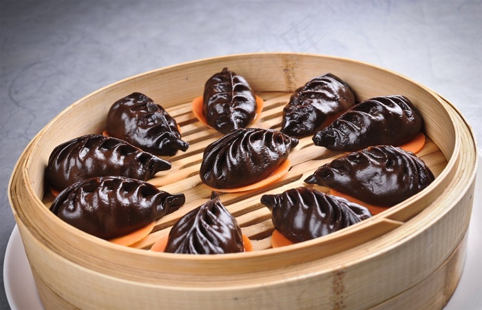 厥粉蒸饺美食素材
