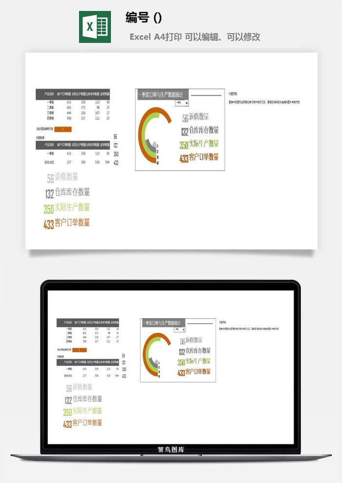 LMTK可视化图表模板Excel素材公司企业办公表格数据分析智能图表