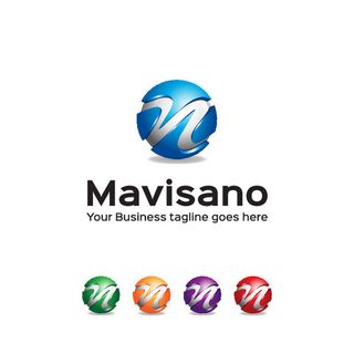 图标标识标志立体几何图形企业商标VI品牌LOGO设计模板AI矢量素材