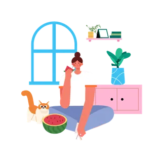 夏季游泳居家海滩旅游运动合集元素