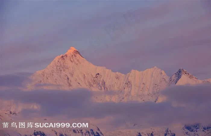云南梅里雪山摄影素材