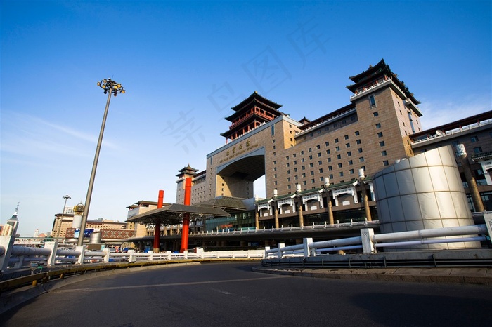 西客站建筑摄影图片素材