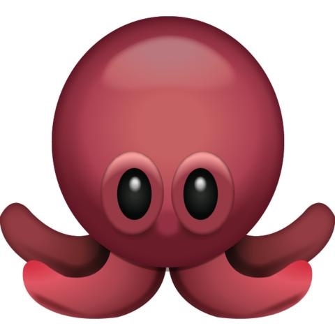 章鱼 PNG免抠(480x480)