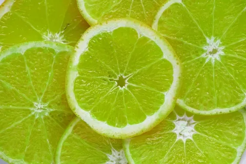 青柠檬片背景图片 青柠檬片背景图片