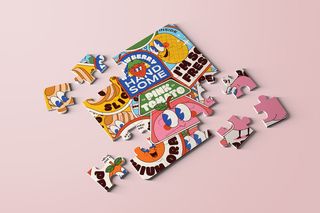 儿童益智玩具拼图样机