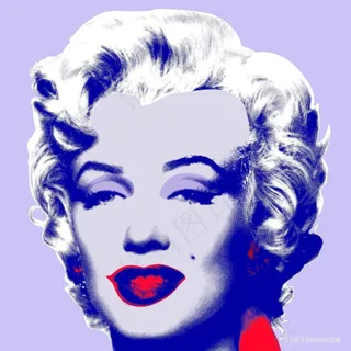 梦露高清波普插画