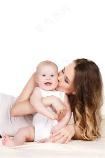 美丽的妈妈跟可爱的宝宝 美丽的妈妈跟可爱的宝宝