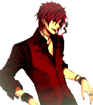 暗黑简笔画男孩卡通线条