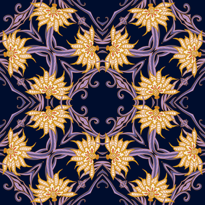 花卉唯美手绘花朵面料纹理手机壳布料面料印花服装矢量图案素材