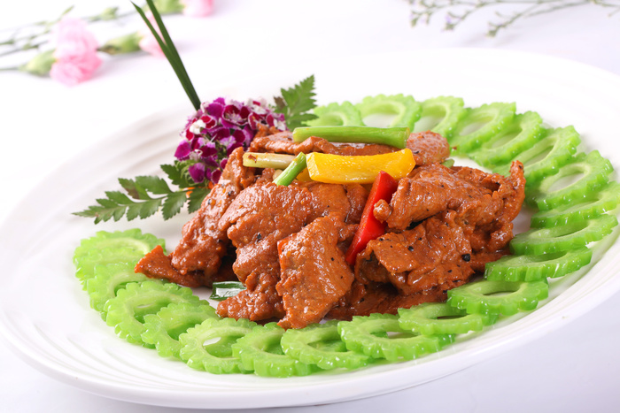 凉瓜酿牛仔肉 (3)