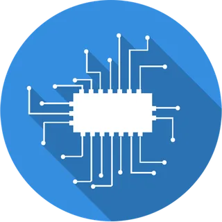 科技电路卡通蓝色少儿兴趣班素材