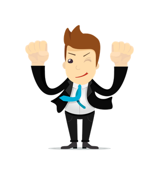 商务人士 手绘素材免扣