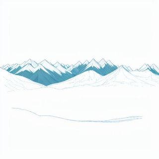 远处的山峰png免抠